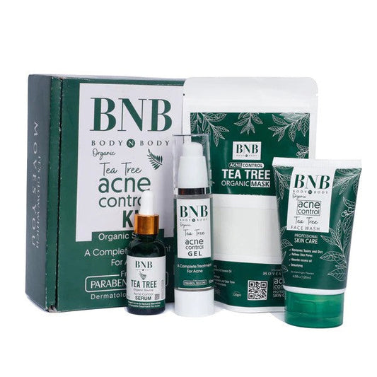 BNB Organic Tea Tree Acne Control Facial Kit